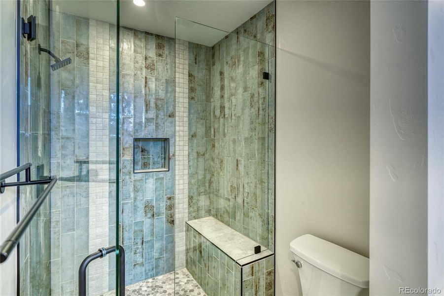Custom tile shower