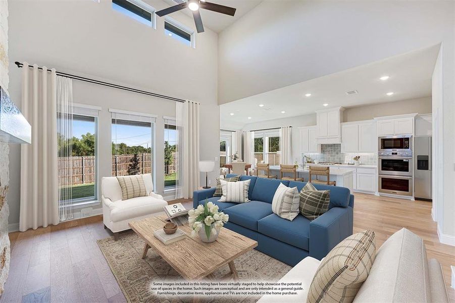 Furnished interior view inside a new home in Triple Diamond Ranch, Mansfield (Image 15).