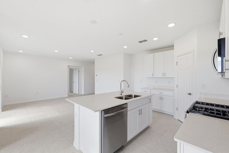 Furnished interior view inside a new home in Highfield at Twisted Oaks, Wildwood (Image 7).