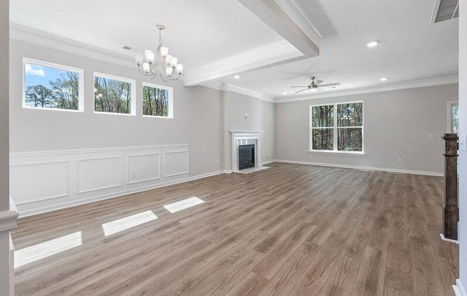 Spacious, unfurnished interior of a new home in Parker's Preserve, Ridgeville (Image 6). Spacious, unfurnished interior of a new home in Parker's Preserve, Ridgeville (Image 6).