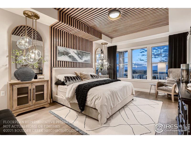 Furnished interior view inside a new home in , Broomfield (Image 29).