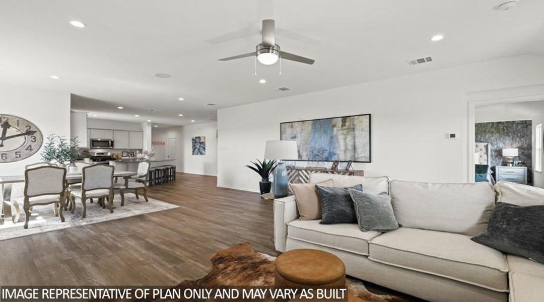 Furnished interior view inside a new home in Porters Mill, New Caney (Image 9). Furnished interior view inside a new home in Porters Mill, New Caney (Image 9).