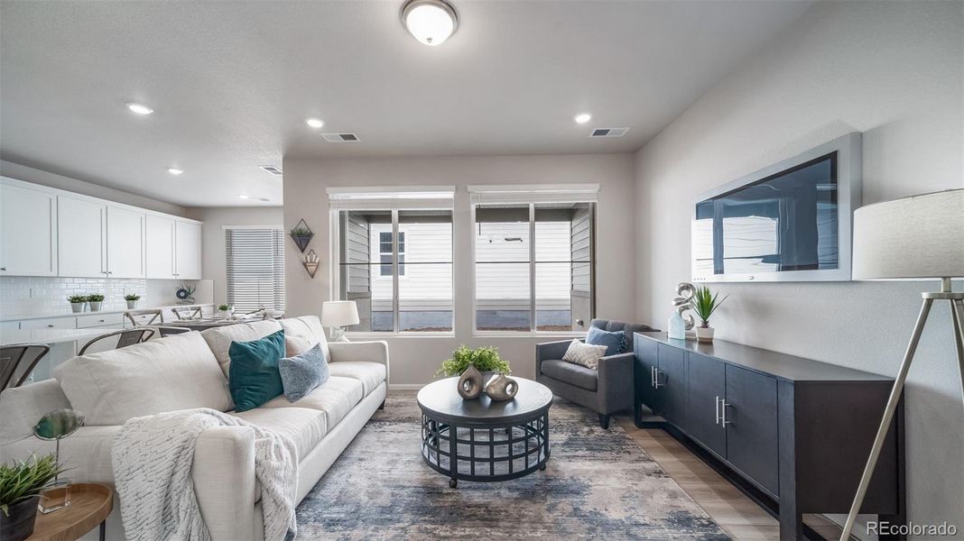 Furnished interior view inside a new home in , Aurora (Image 5).