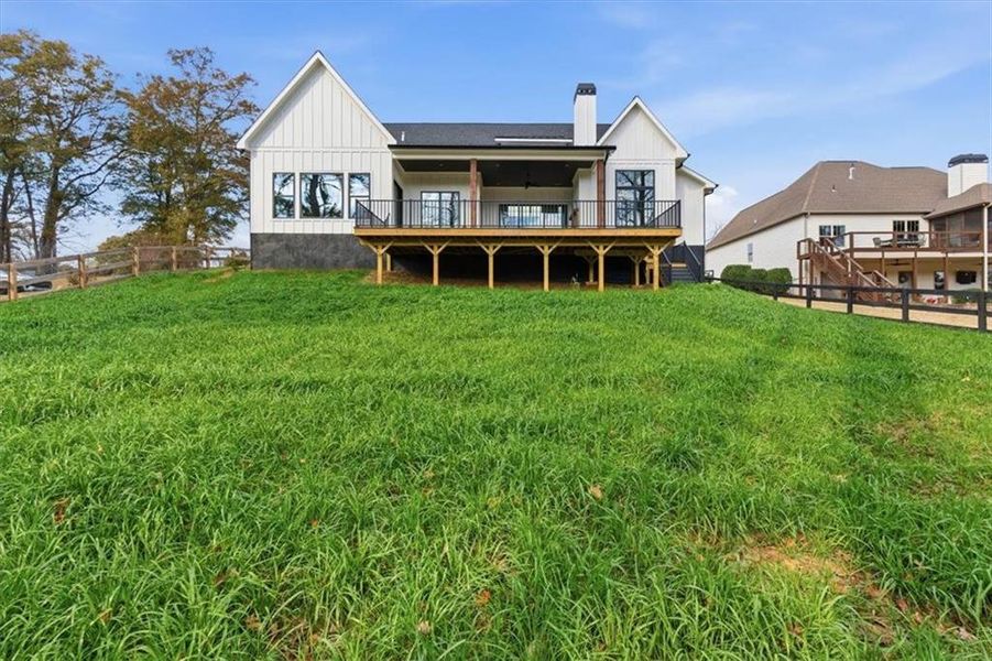 Exterior details and patio area of a home in , Cartersville (Image 31).
