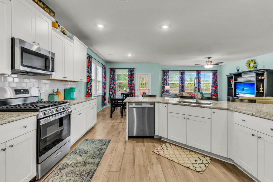 Furnished interior view inside a new home in Heron's Walk at Summers Corner, Summerville (Image 10).