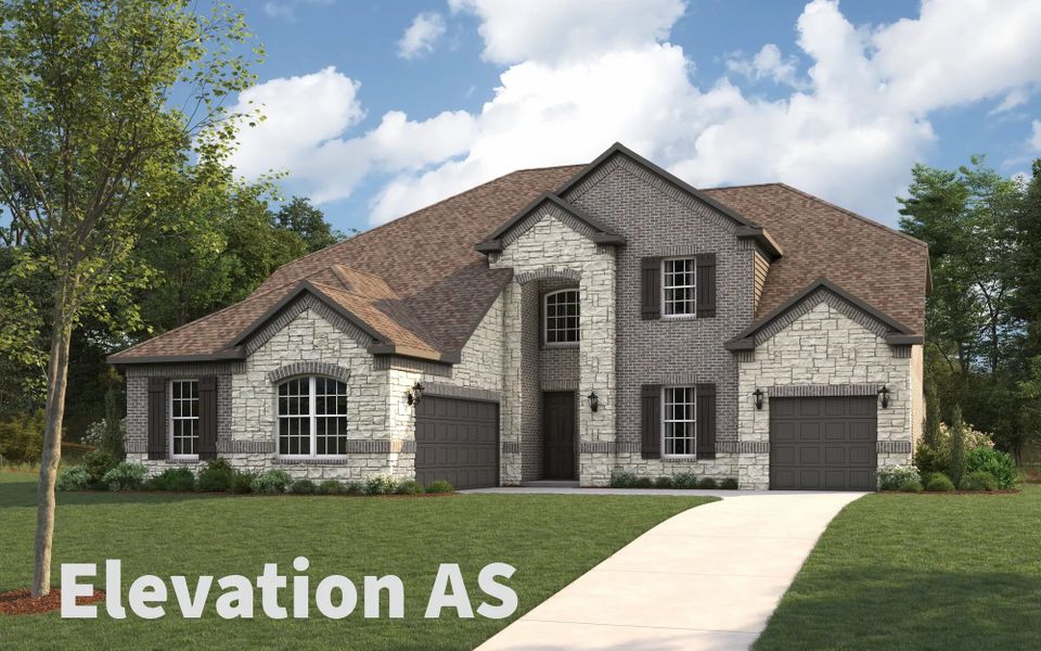 Representative exterior photo of a completed home built from the Trinity by Stonehollow Homes in River Ranch, Van Alstyne, TX (Image 17). Representative exterior photo of a completed home built from the Trinity by Stonehollow Homes in River Ranch, Van Alstyne, TX (Image 17).