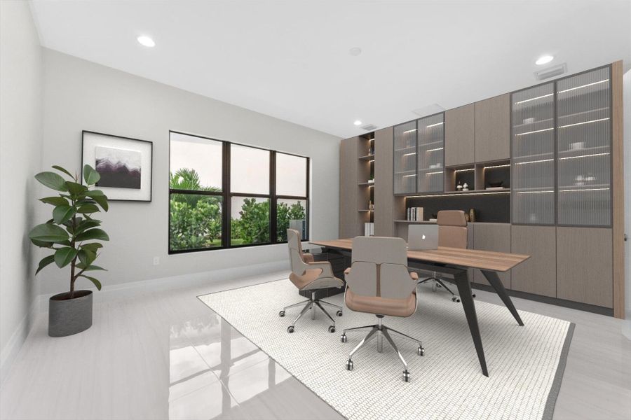 Furnished interior view inside a new home in , Boca Raton (Image 36). Furnished interior view inside a new home in , Boca Raton (Image 36).