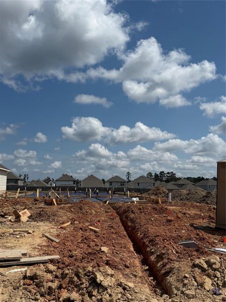 Site preparation for new homesites in River's Edge, Conroe (Image 24).