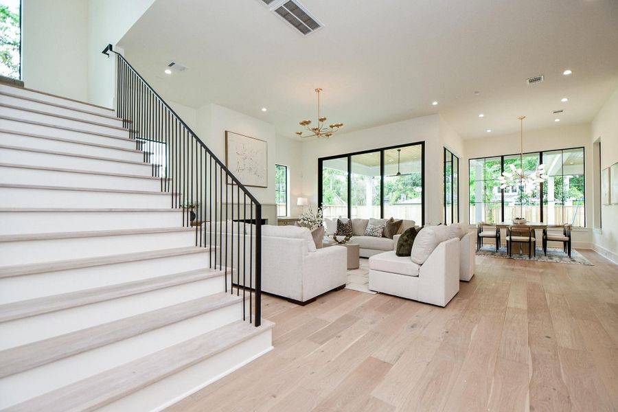 Furnished interior view inside a new home in , Houston (Image 5).