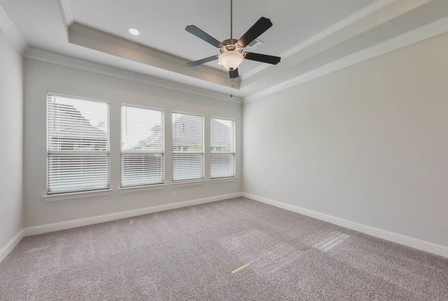Representative unfurnished interior of a home built from the Pershing by Chesmar Homes in Trinity Falls, McKinney (Image 7).