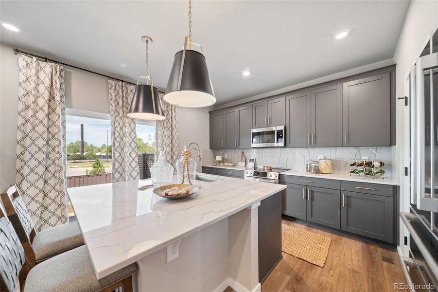 Furnished interior view inside a new home in , Aurora (Image 4).