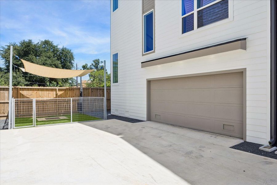 Attached 2 car garage offers secure parking, additional storage, and convenient access through the shared gated drive. Attached 2 car garage offers secure parking, additional storage, and convenient access through the shared gated drive.