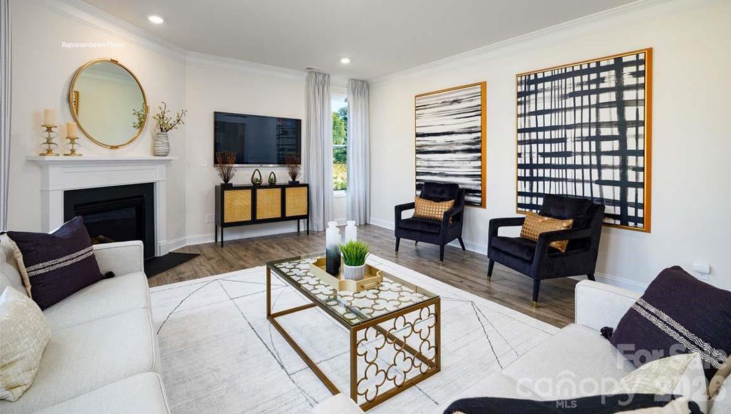 Furnished interior view inside a new home in Sylvan Creek, Denver (Image 12).