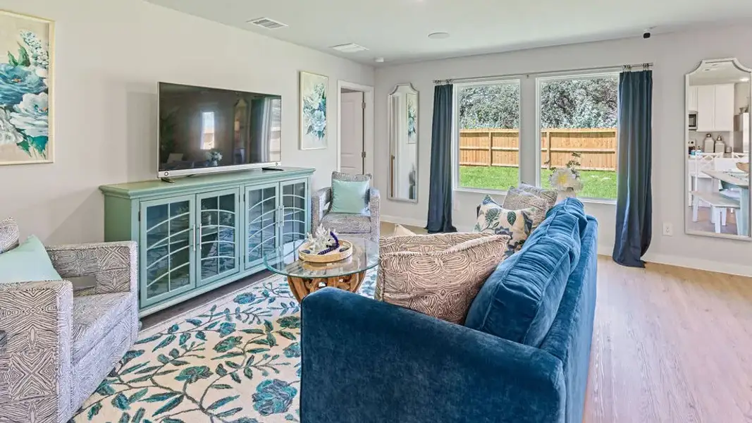 Furnished interior view inside a new home in Skybridge, Corpus Christi (Image 17).