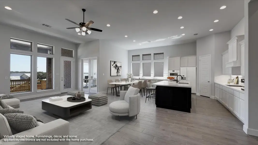 Representative furnished interior of a home built from the 3069W by Perry Homes in Briarley, Montgomery (Image 4).
