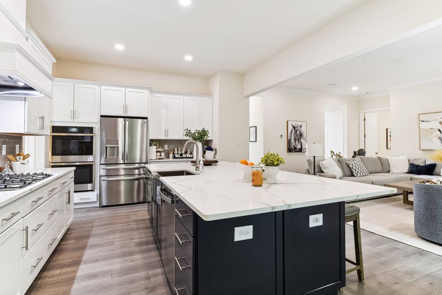 Representative furnished interior of a home built from the Lexington II by Caruso Homes in Rolling Meadows, Mooresville (Image 77).