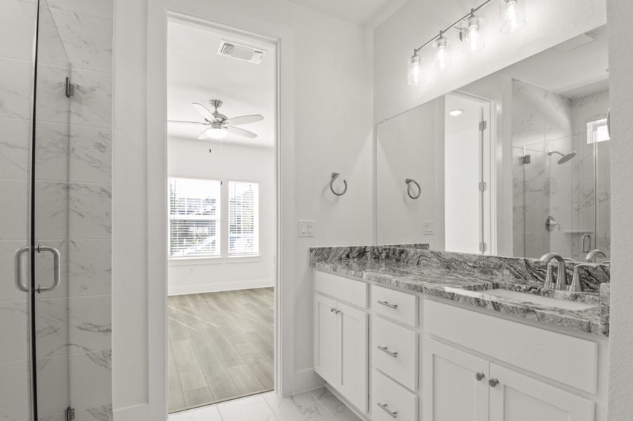 Furnished interior view inside a new home in Easton Park, Austin (Image 10).