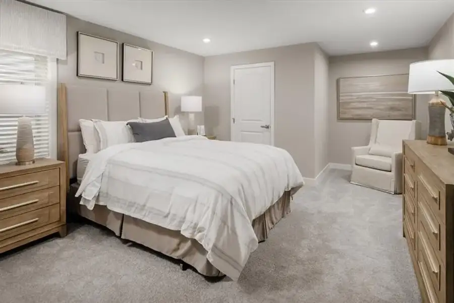 Representative furnished interior of a home built from the Ashbrooke by Ryan Homes in Windsor Estates, Walhalla (Image 13).