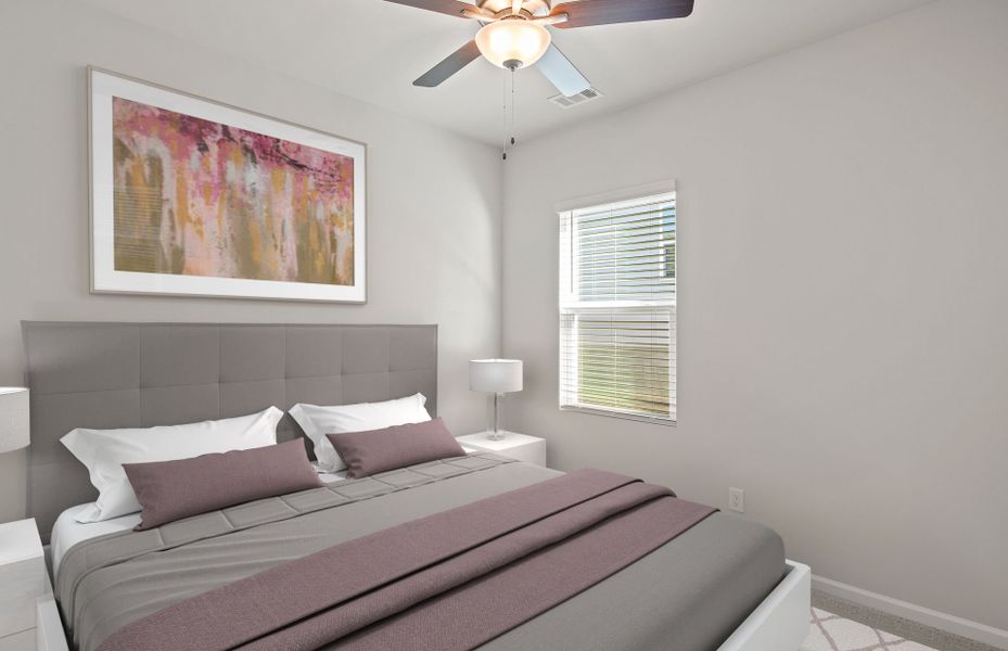 Furnished interior view inside a new home in Crescent Cove, Myrtle Beach (Image 10).