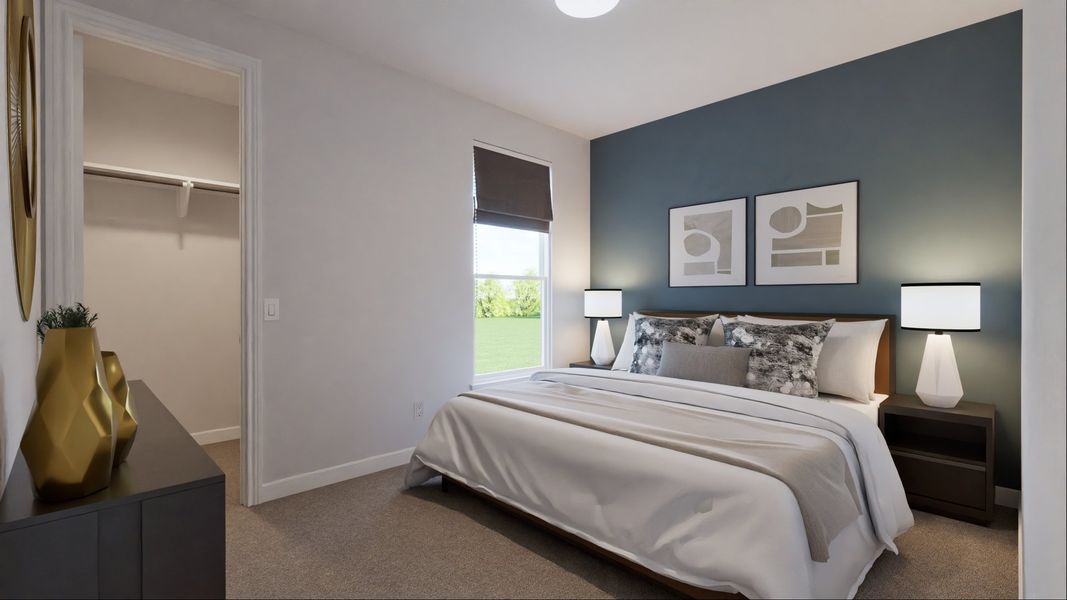 Representative furnished interior of a home built from the Noah by New Home Co. in The Villas Collection at Novel, Austin (Image 14). Representative furnished interior of a home built from the Noah by New Home Co. in The Villas Collection at Novel, Austin (Image 14).