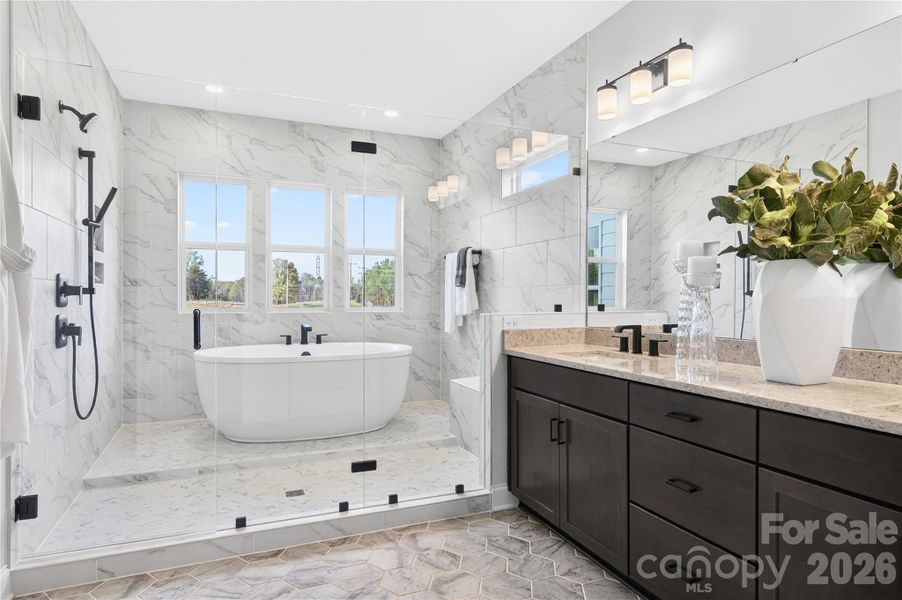 Furnished interior view inside a new home in , Mooresville (Image 8).