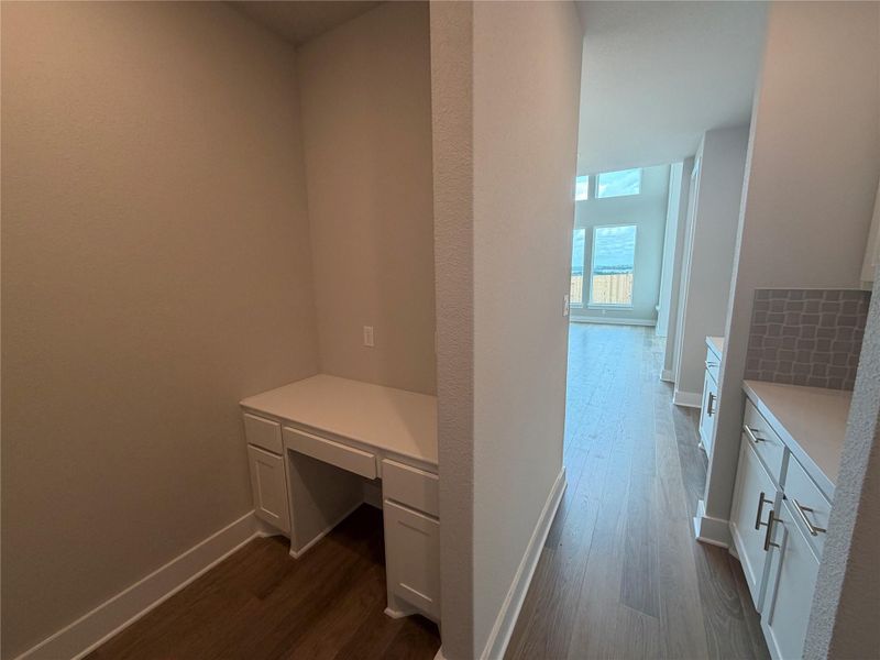 Office Nook off of Kitchen Office Nook off of Kitchen