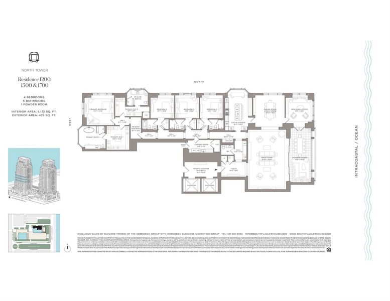 2D floor plan layout of this home in South Flagler House, West Palm Beach, FL (Image 2). 2D floor plan layout of this home in South Flagler House, West Palm Beach, FL (Image 2).
