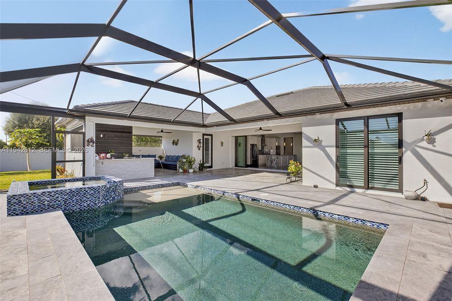 Exterior details and patio area of a home in , Cape Coral (Image 27). Exterior details and patio area of a home in , Cape Coral (Image 27).