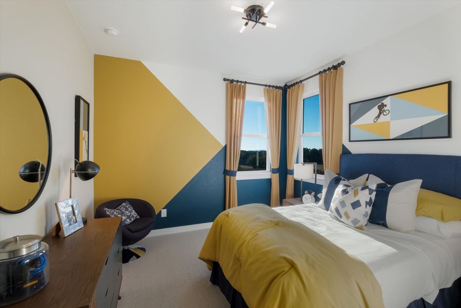 Representative furnished interior of a home built from the Guadalupe by Scott Felder Homes in Prominence, San Antonio (Image 17).