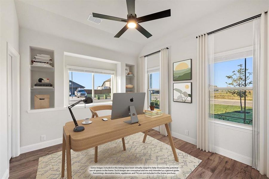 Furnished interior view inside a new home in Coyote Crossing, Godley (Image 7). Furnished interior view inside a new home in Coyote Crossing, Godley (Image 7).