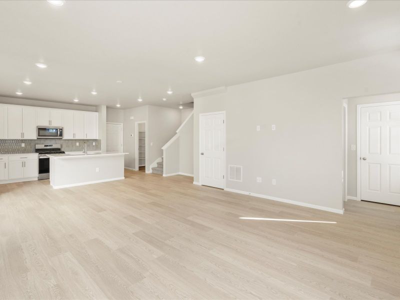 The Breckenridge floorplan interior image taken at a Meritage Homes community in Aurora, CO.