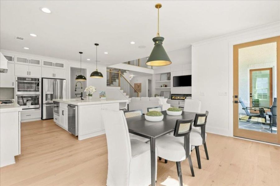 Furnished interior view inside a new home in , Greensboro (Image 7).
