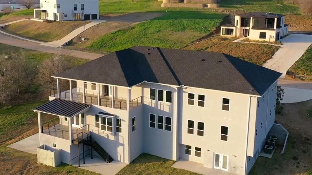 Aerial view of property and surrounding area