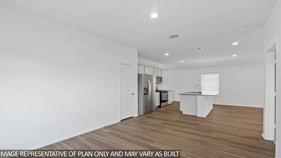 Representative unfurnished interior of a home built from the Olivia by D.R. Horton in Sunterra, Katy (Image 15). Representative unfurnished interior of a home built from the Olivia by D.R. Horton in Sunterra, Katy (Image 15).