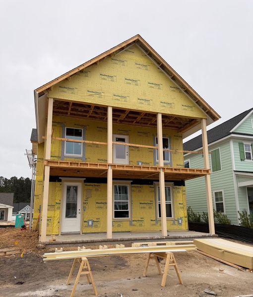 In-progress construction of a new home in , Summerville, SC (Image 50).