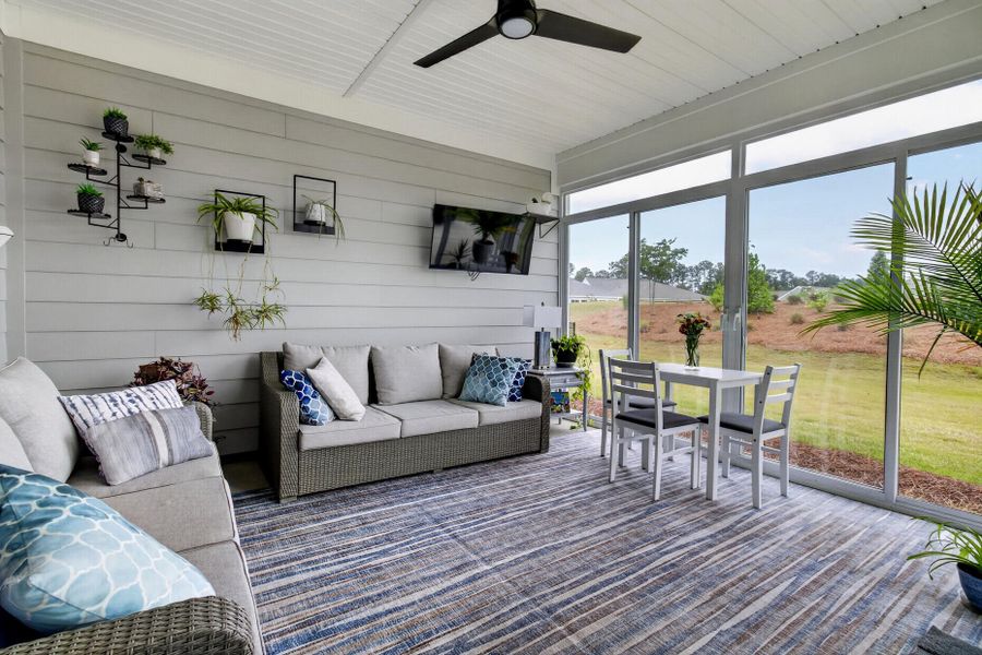 Exterior details and patio area of a home in , Summerville (Image 3).