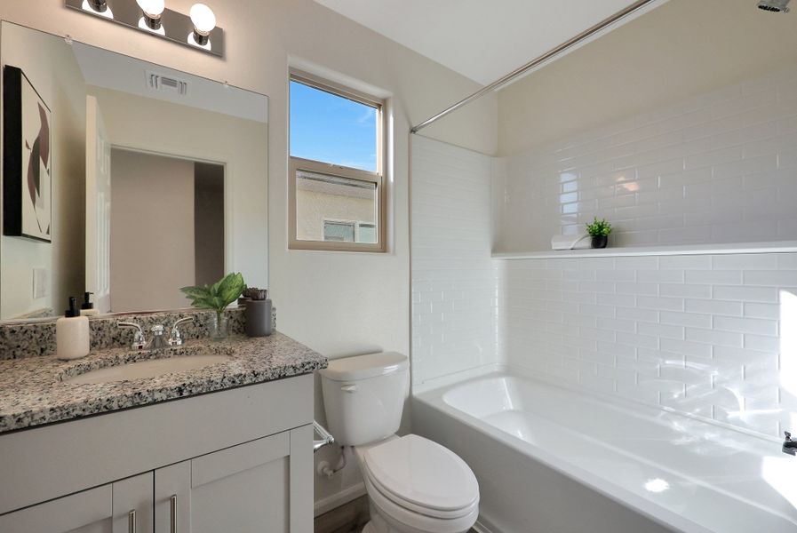 Furnished interior view inside a new home in Cross Creek Ranch, Coolidge (Image 14).