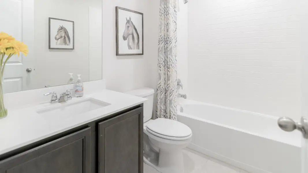 Furnished interior view inside a new home in Wildcat Ranch, Crandall (Image 3).