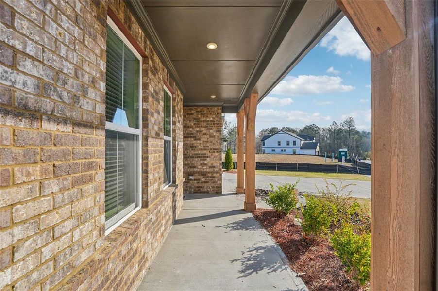 Exterior details and patio area of a home in Tiberon Woods, Cumming (Image 39). Exterior details and patio area of a home in Tiberon Woods, Cumming (Image 39).