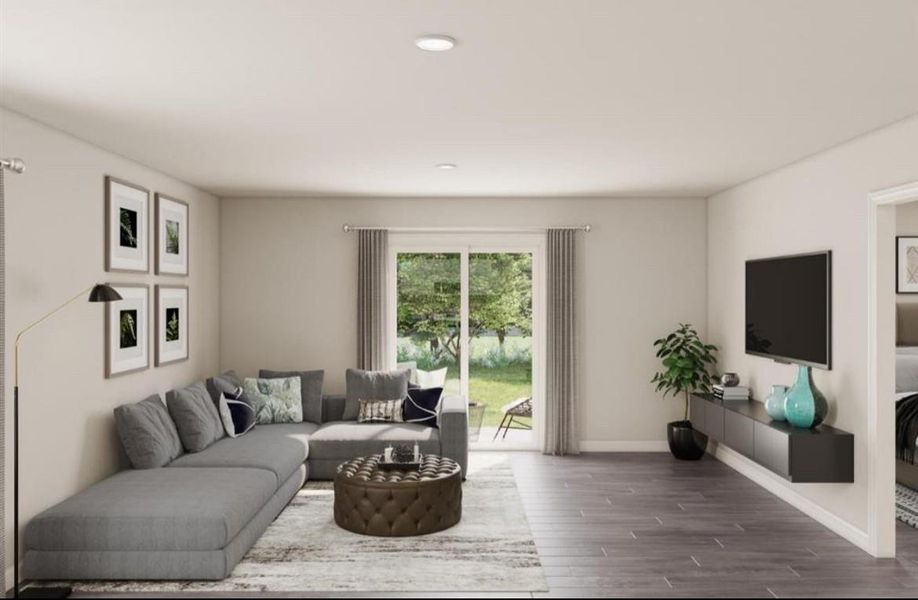 Furnished interior view inside a new home in Shirey Forest - Branches, Lufkin (Image 5).