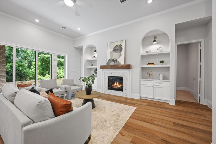 Furnished interior view inside a new home in Bentwater, Montgomery (Image 35). Furnished interior view inside a new home in Bentwater, Montgomery (Image 35).