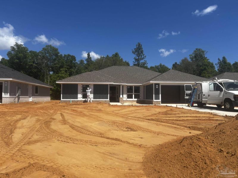 In-progress construction of a new home in Blossom Grove, Milton, FL (Image 13).