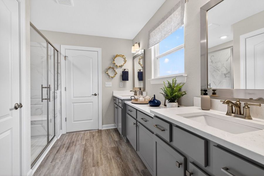 Representative furnished interior of a home built from the The Poppy by Chesapeake Homes in The Farm at Neill's Creek, Lillington (Image 26).