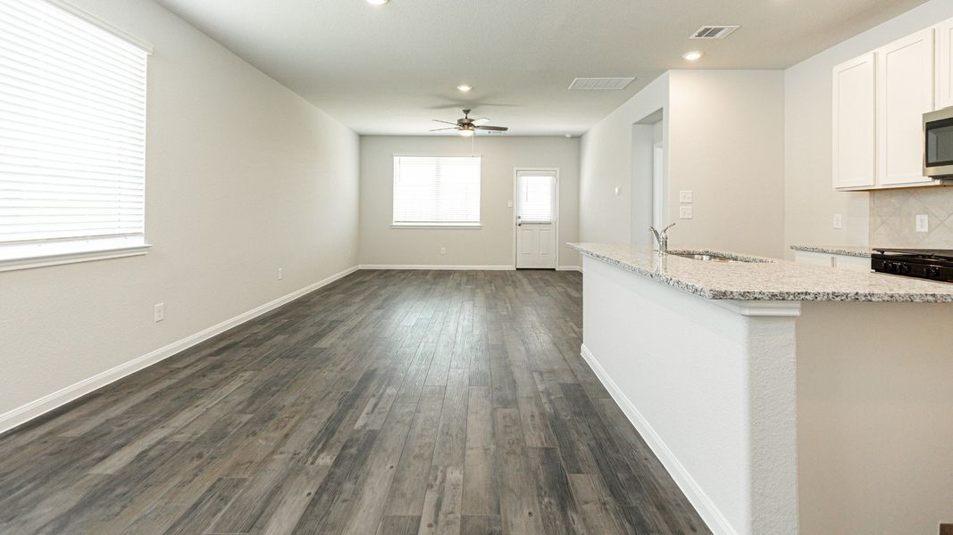 Dining Area to Family Room