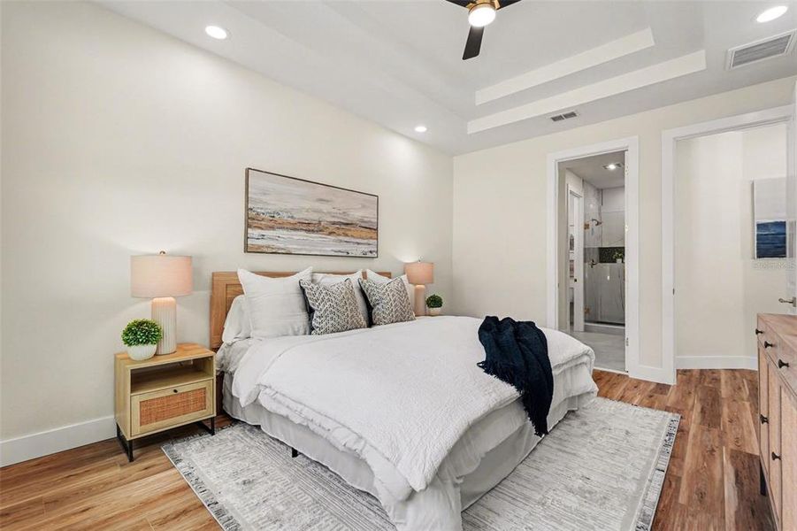 Furnished interior view inside a new home in , Tampa (Image 17).