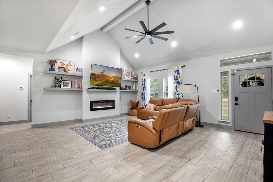 Furnished interior view inside a new home in , Roman Forest (Image 9).