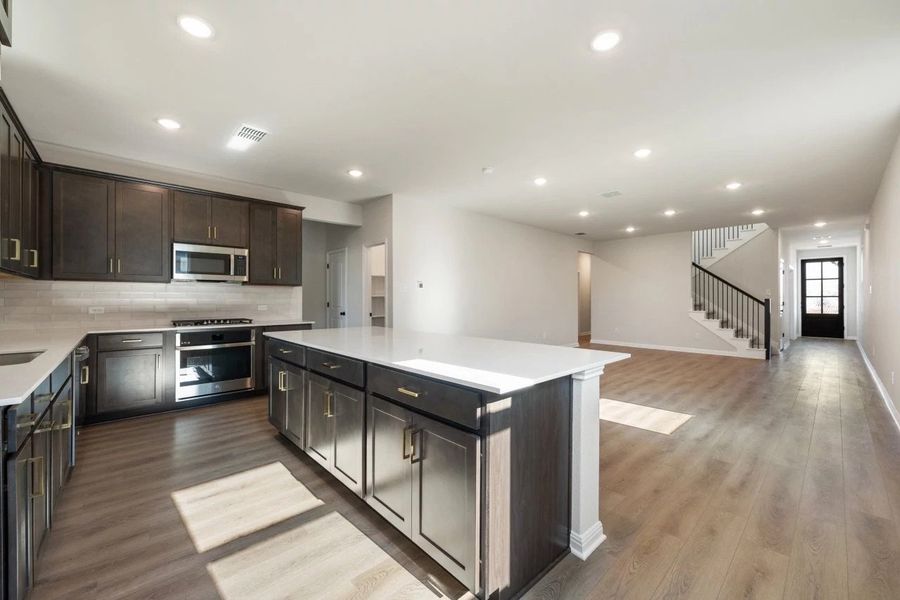 Furnished interior view inside a new home in Patterson Ranch, Georgetown (Image 12).