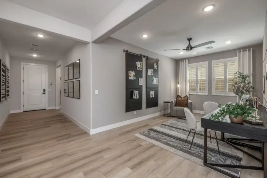 Furnished interior view inside a new home in The Grove at El Cidro, Goodyear (Image 13).