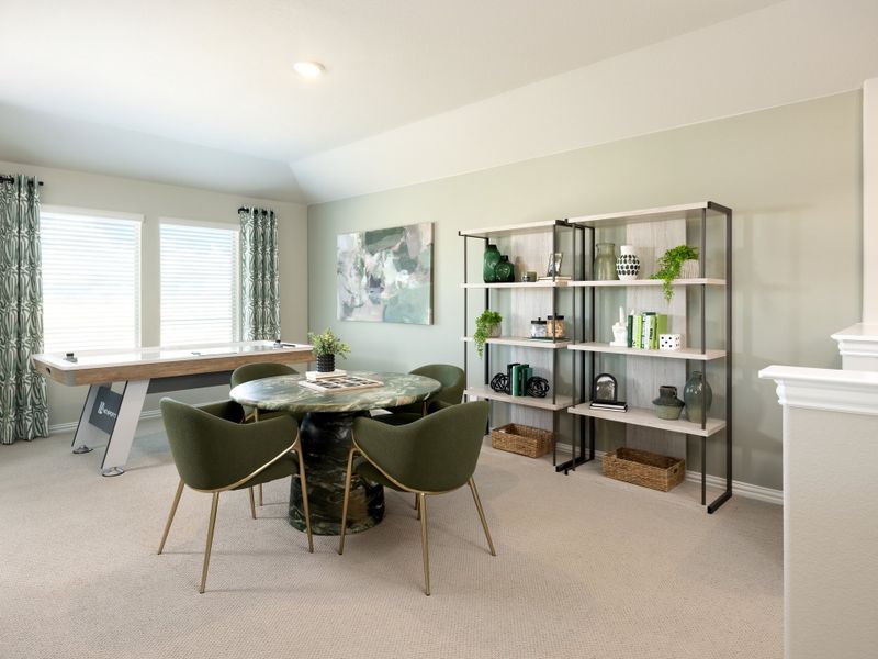 Furnished interior view inside a new home in Lakehaven - Signature Series, Farmersville (Image 7). Furnished interior view inside a new home in Lakehaven - Signature Series, Farmersville (Image 7).