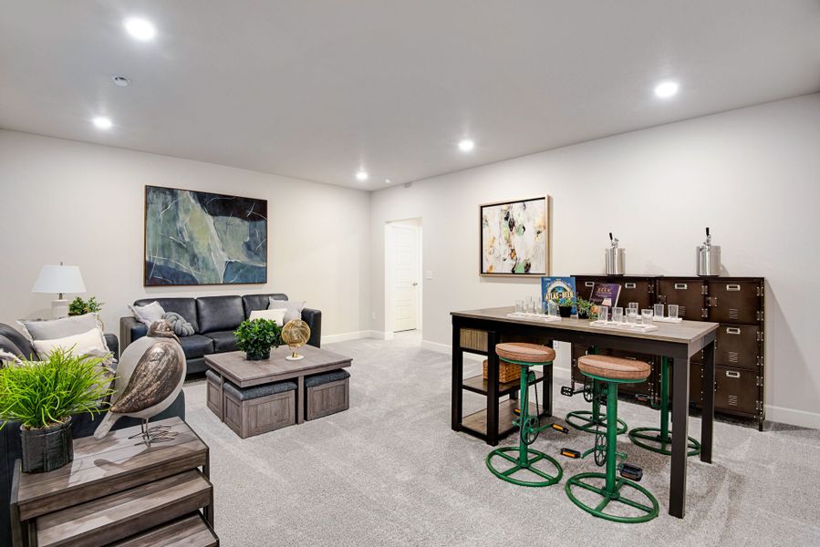 Representative furnished interior of a home built from the 3405 by Tri Pointe Homes in Westside Crossing, Berthoud (Image 38).